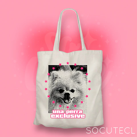 TOTE BAG EMILIA / ROMA / UNA PERRA EXCLUSIVE