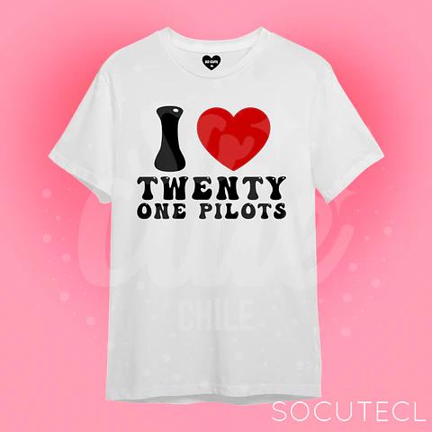 POLERA I LOVE TWENTY ONE PILOTS 
