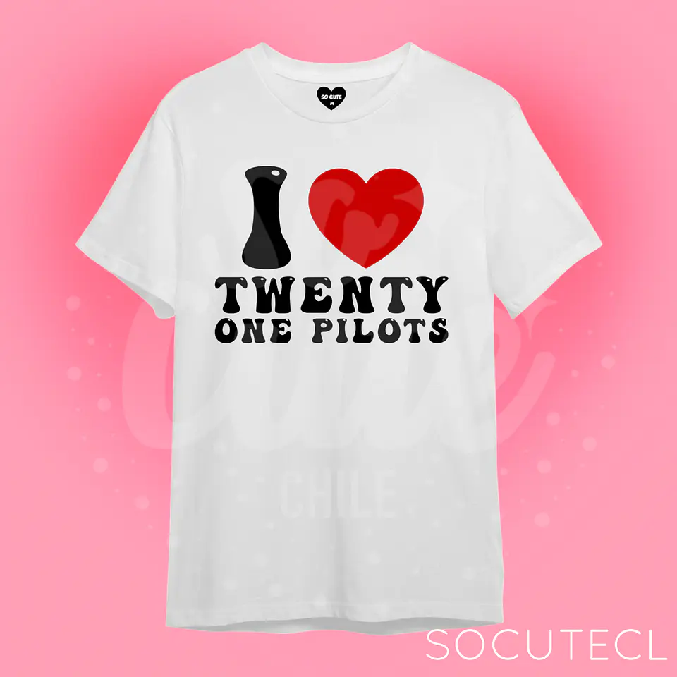 POLERA I LOVE TWENTY ONE PILOTS  1