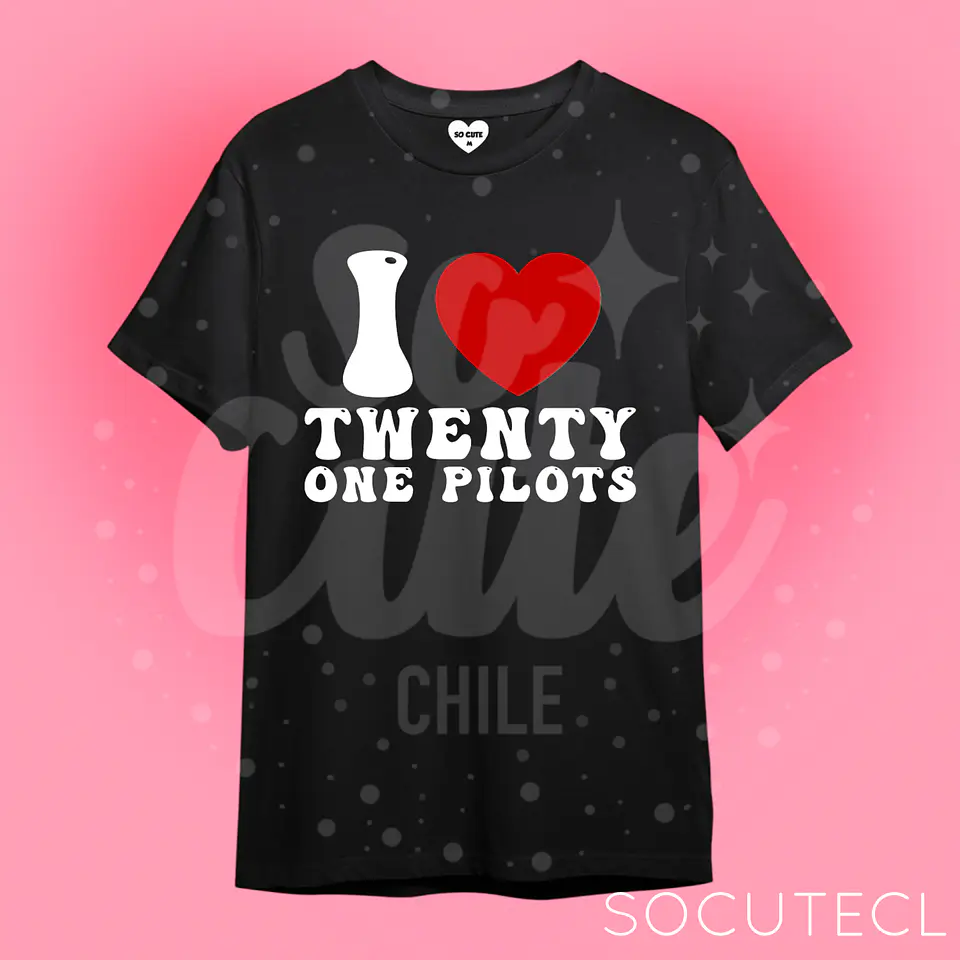 POLERA I LOVE TWENTY ONE PILOTS  3