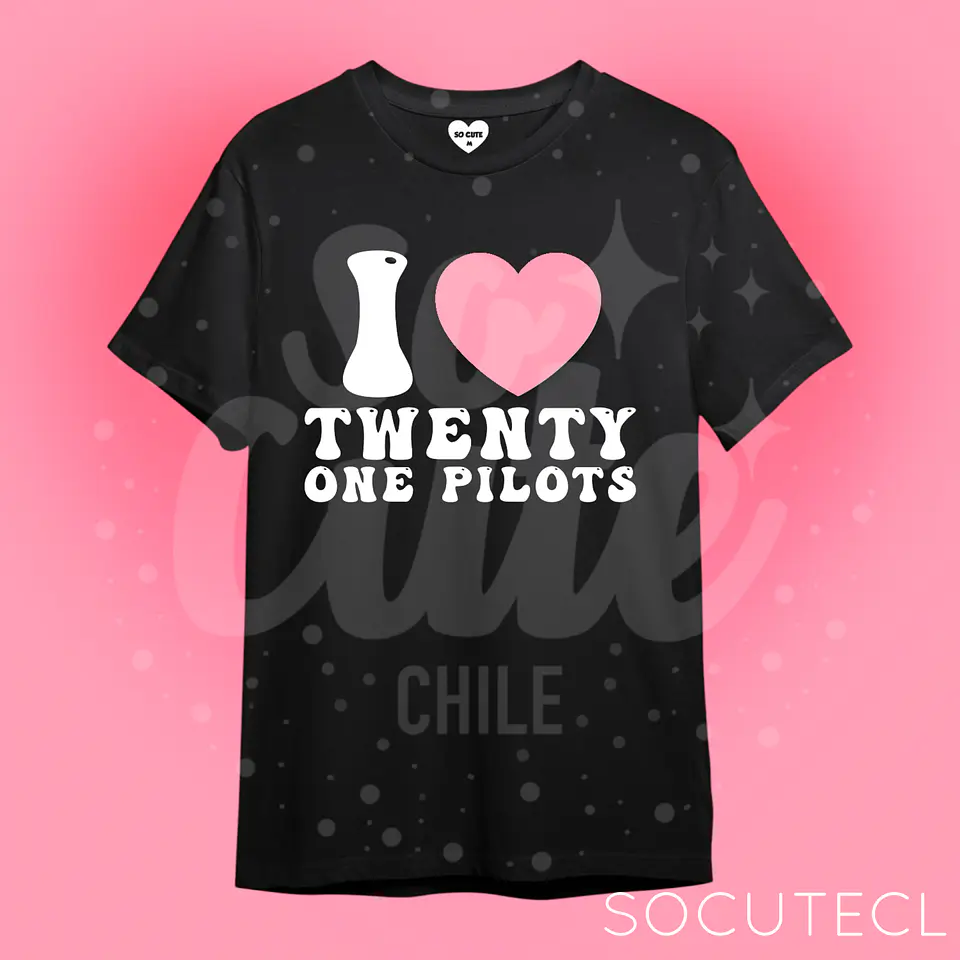 POLERA I LOVE TWENTY ONE PILOTS  4