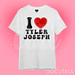 POLERA I LOVE TYLER JOSEPH / JOSH DUN - Miniatura 1