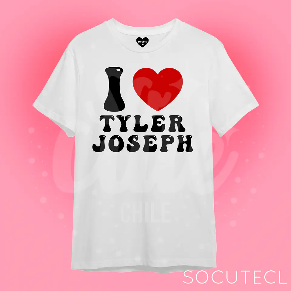 POLERA I LOVE TYLER JOSEPH / JOSH DUN 1