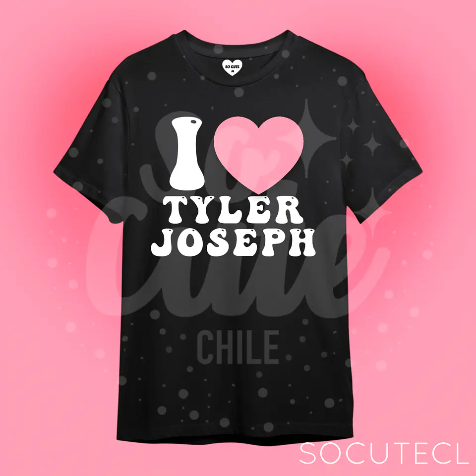 POLERA I LOVE TYLER JOSEPH / JOSH DUN 6