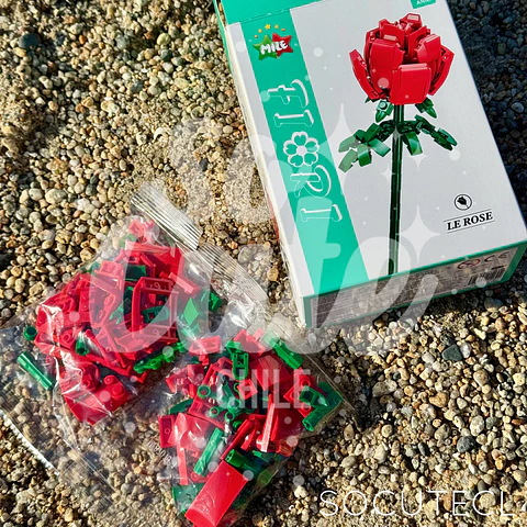 FLORES ETERNAS/ ROSAS/ BLOQUES DE CONSTRUCCIÓN ARMABLES