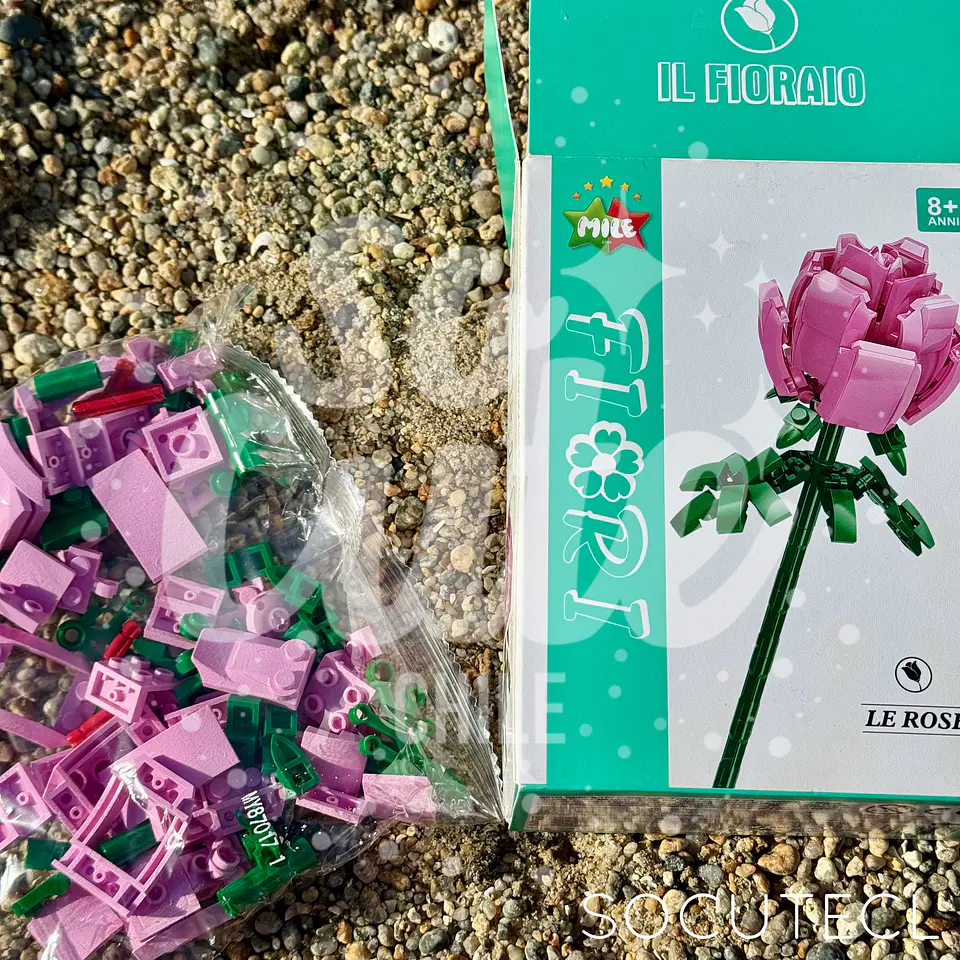 FLORES ETERNAS/ ROSAS/ BLOQUES DE CONSTRUCCIÓN ARMABLES 3