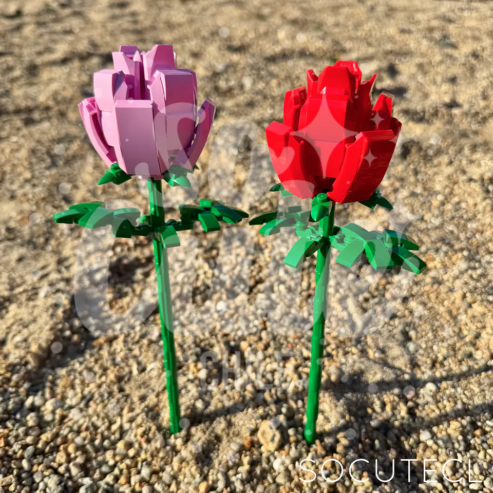 FLORES ETERNAS/ ROSAS/ BLOQUES DE CONSTRUCCIÓN ARMABLES 4