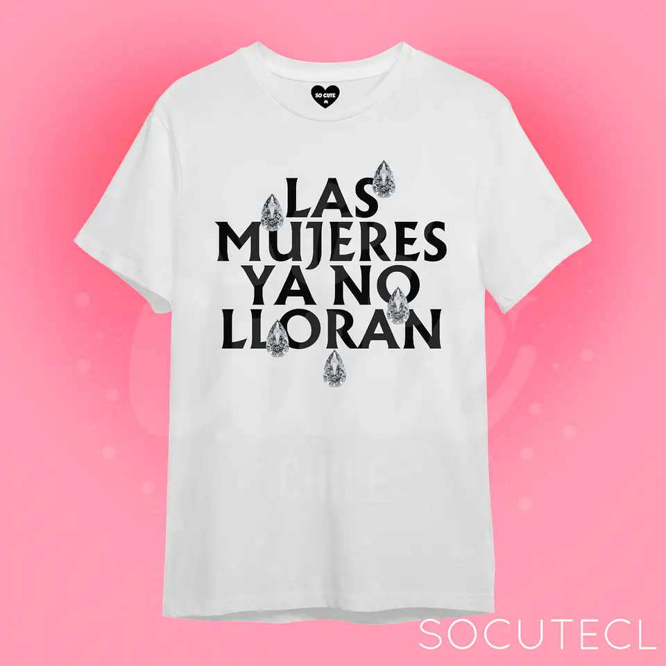 POLERA SHAKIRA LAS MUJERES YA NO LLORAN 2