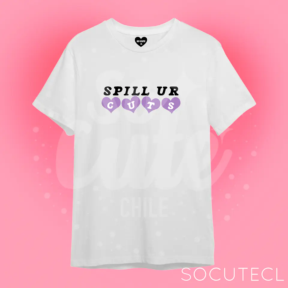 POLERA SPILL UR GUTS OLIVIA RODRIGO 1