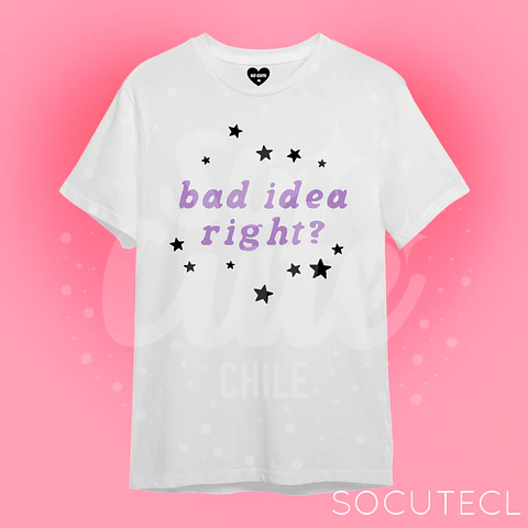 POLERA BAD IDEA RIGHT? OLIVIA RODRIGO