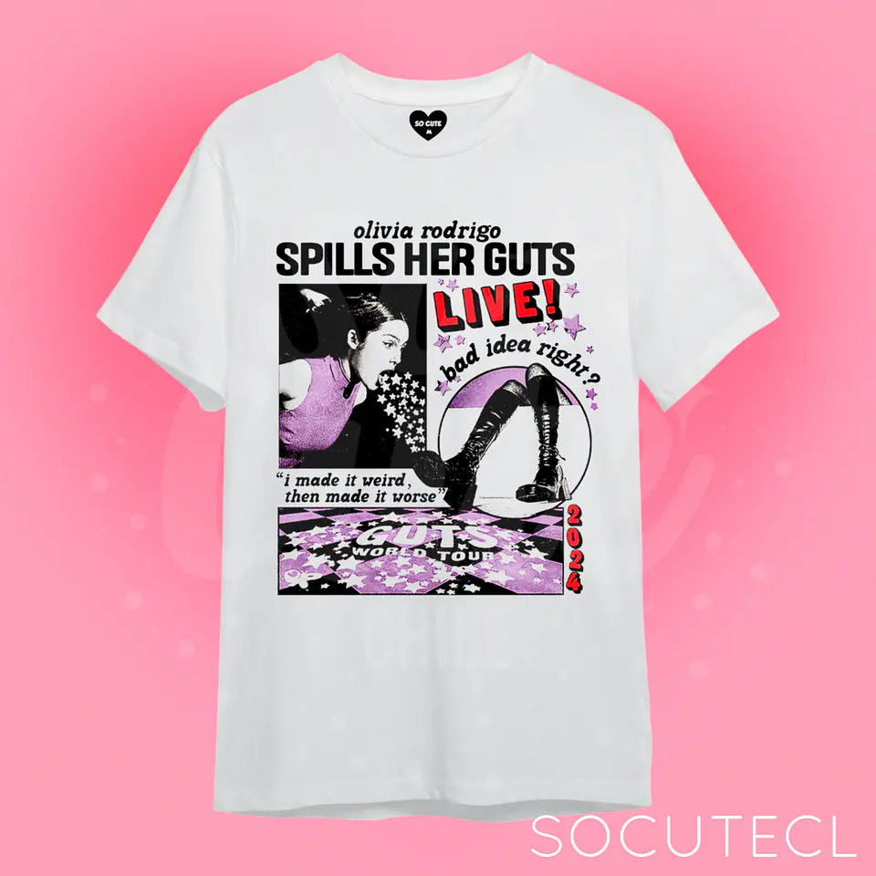 POLERA OLIVIA RODRIGO SPILLS HER GUTS 1
