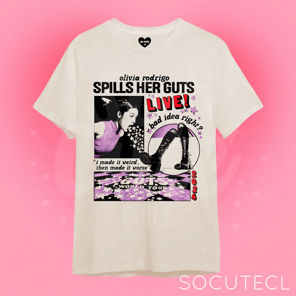 POLERA OLIVIA RODRIGO SPILLS HER GUTS 2