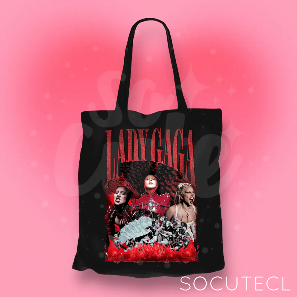 TOTE BAG LADY GAGA  1
