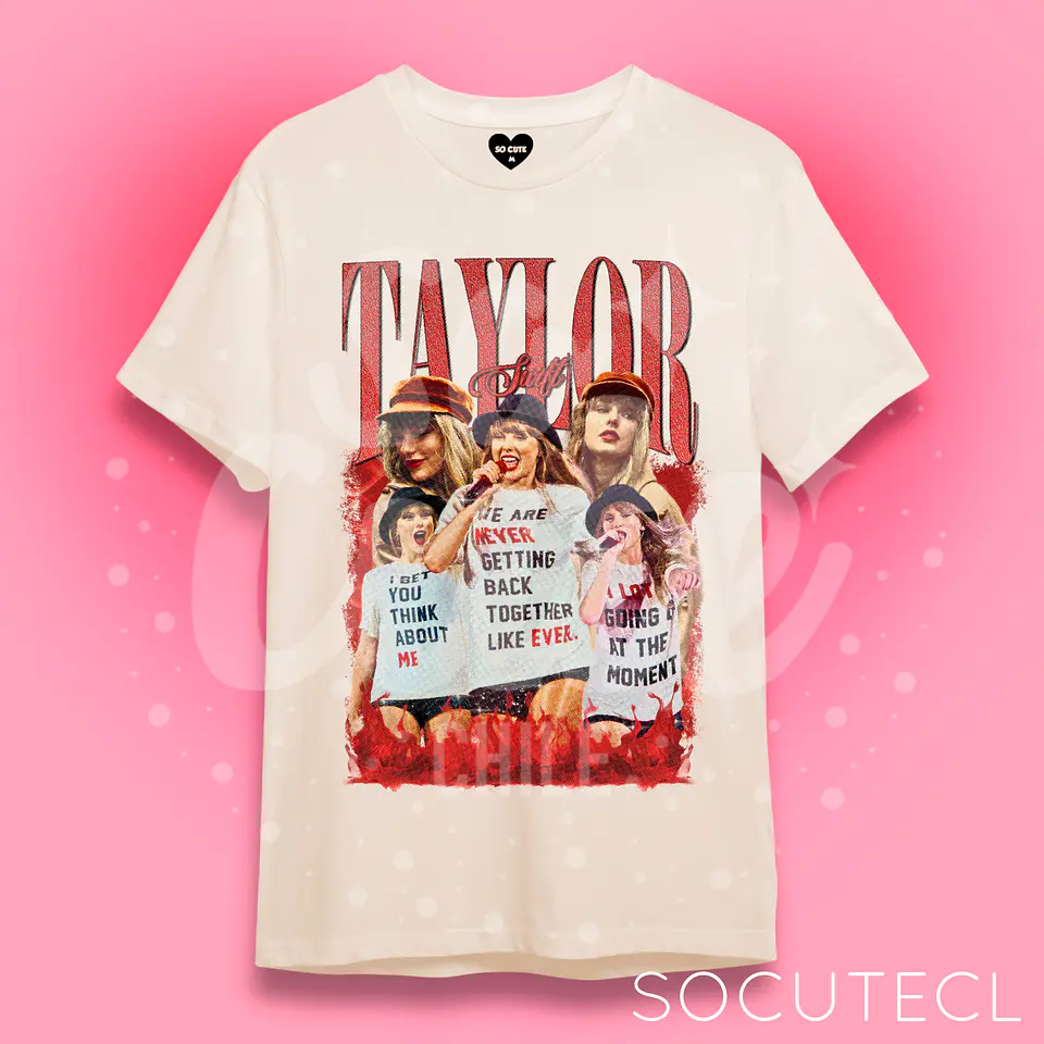 POLERA TAYLOR SWIFT ÁLBUM RED 3