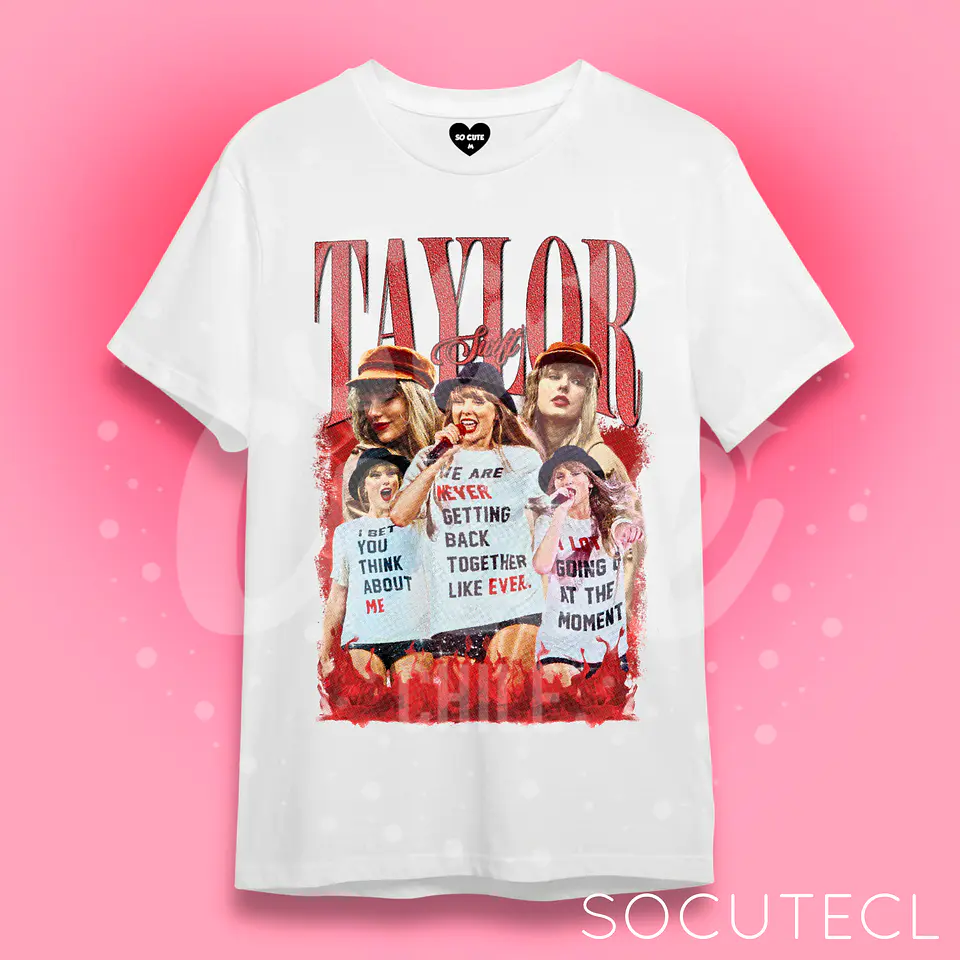 POLERA TAYLOR SWIFT ÁLBUM RED 2