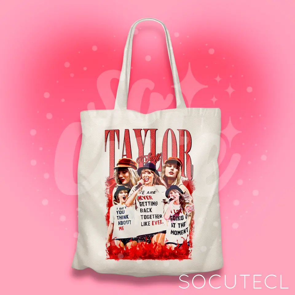 TOTE BAG TAYLOR SWIFT ALBUM RED 2