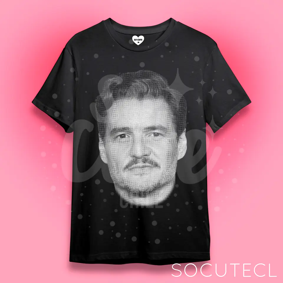 POLERA PEDRO PASCAL FACE 1
