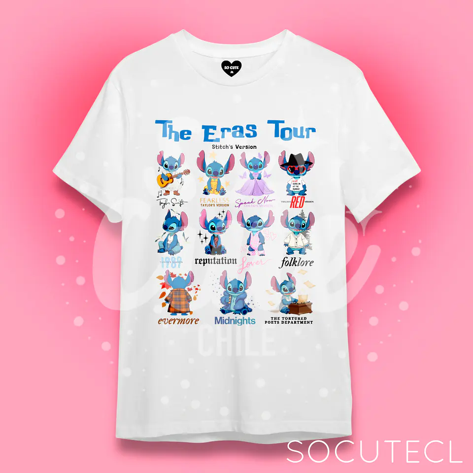 POLERA THE ERAS TOUR STITCH’S VERSION 1