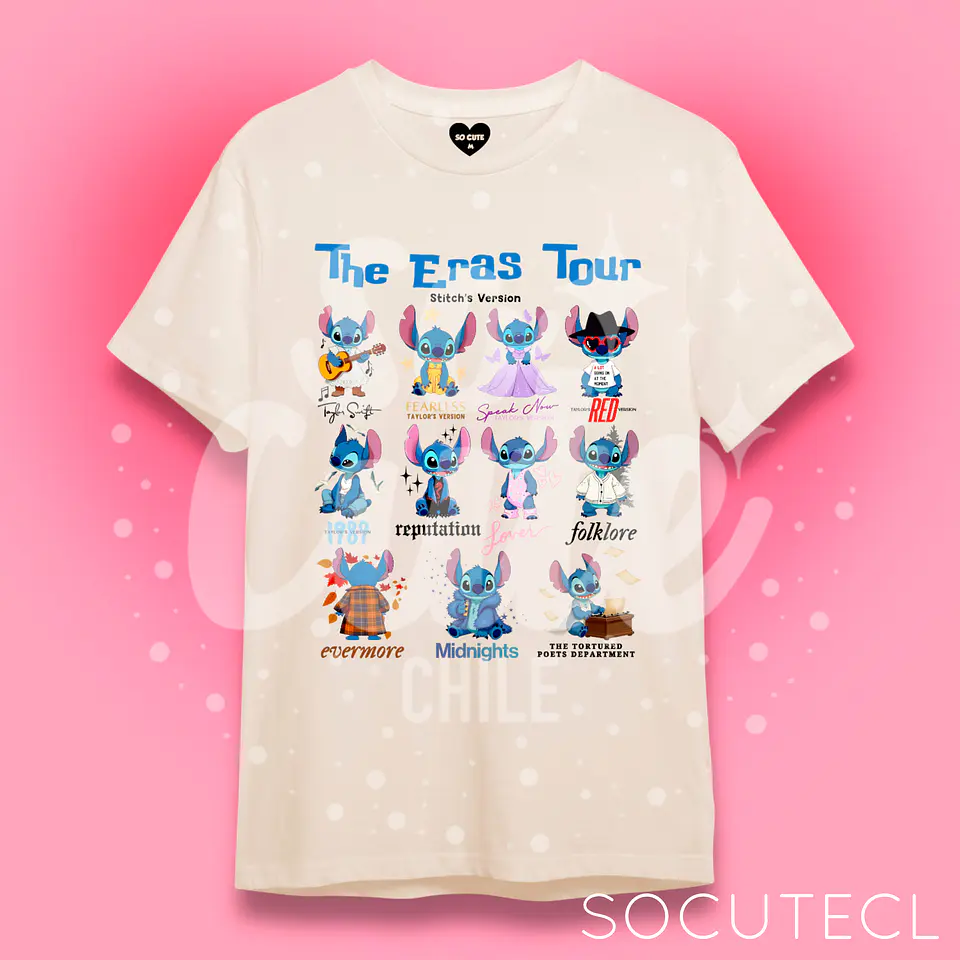 POLERA THE ERAS TOUR STITCH’S VERSION 2