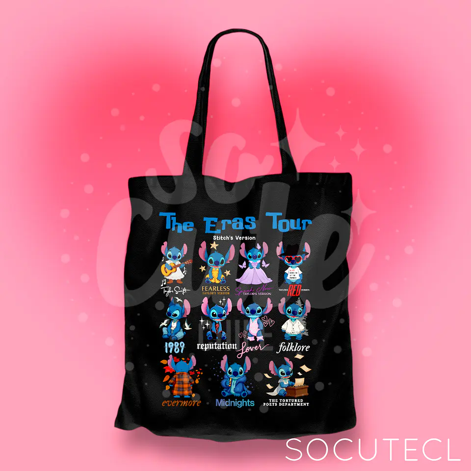 TOTE BAG THE ERAS TOUR STITCH’S VERSION  2