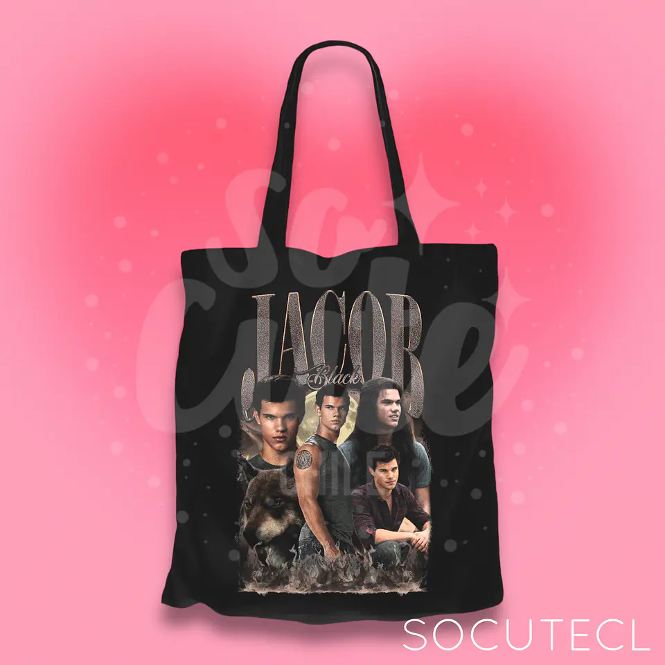 TOTE BAG JACOB BLACK TWILIGHT CREPÚSCULO  1