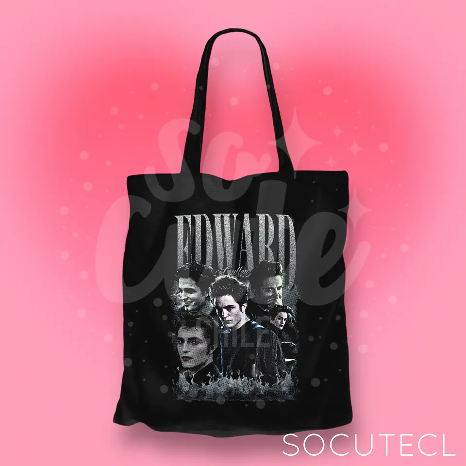 TOTE BAG EDWARD CULLEN TWILIGHT CREPÚSCULO  1
