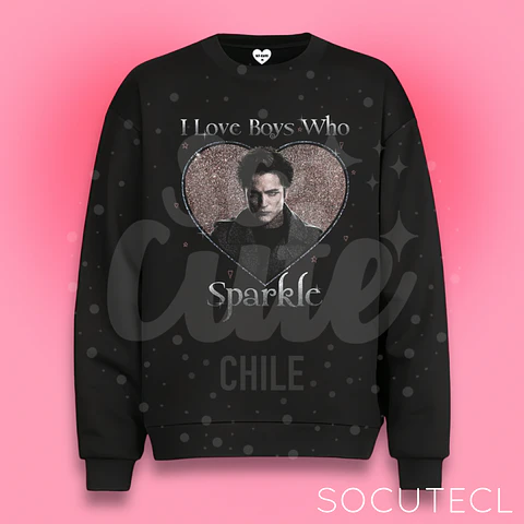 POLERON I LOVE BOYS WHO SPARKLE TWILIGHT CREPÚSCULO 