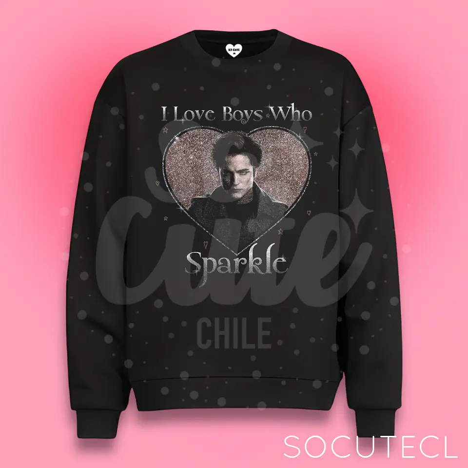 POLERON I LOVE BOYS WHO SPARKLE TWILIGHT CREPÚSCULO  1