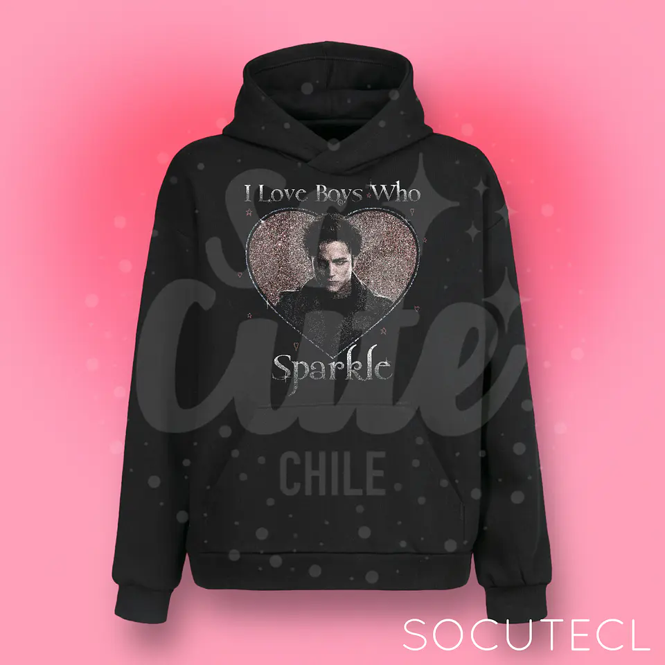 POLERON I LOVE BOYS WHO SPARKLE TWILIGHT CREPÚSCULO  2