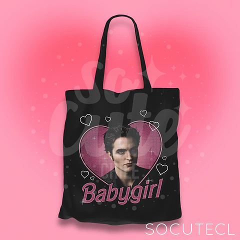 TOTE BAG EDWARD CULLEN BABY GIRL TWILIGHT CREPÚSCULO 