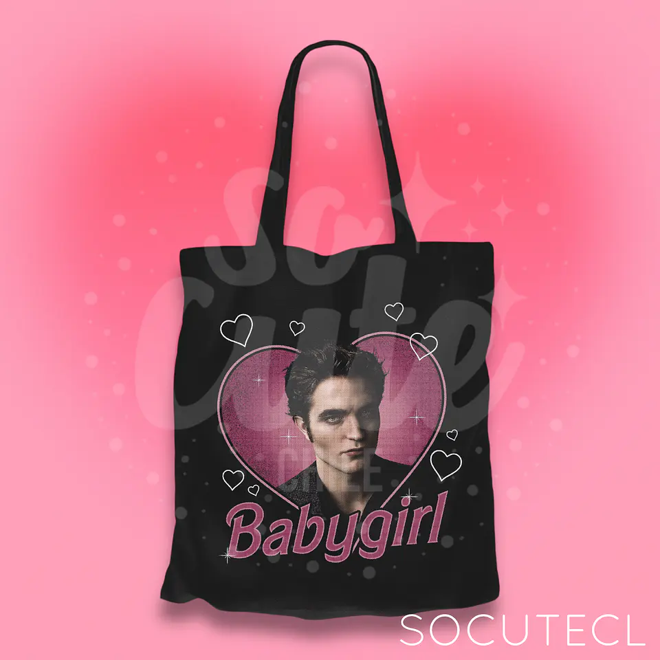 TOTE BAG EDWARD CULLEN BABY GIRL TWILIGHT CREPÚSCULO  1