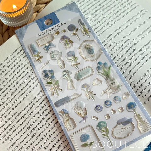 STICKER 3D BOTANICALS DECORATIVO