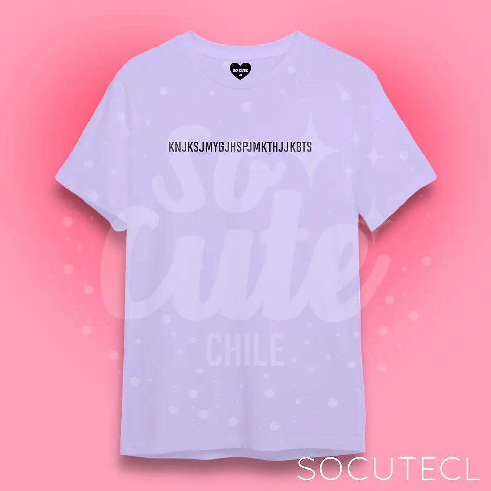 POLERA FANCHANT BTS  2
