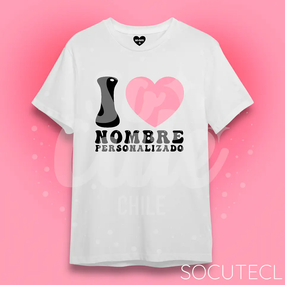 POLERA I LOVE PERSONALIZADA 1