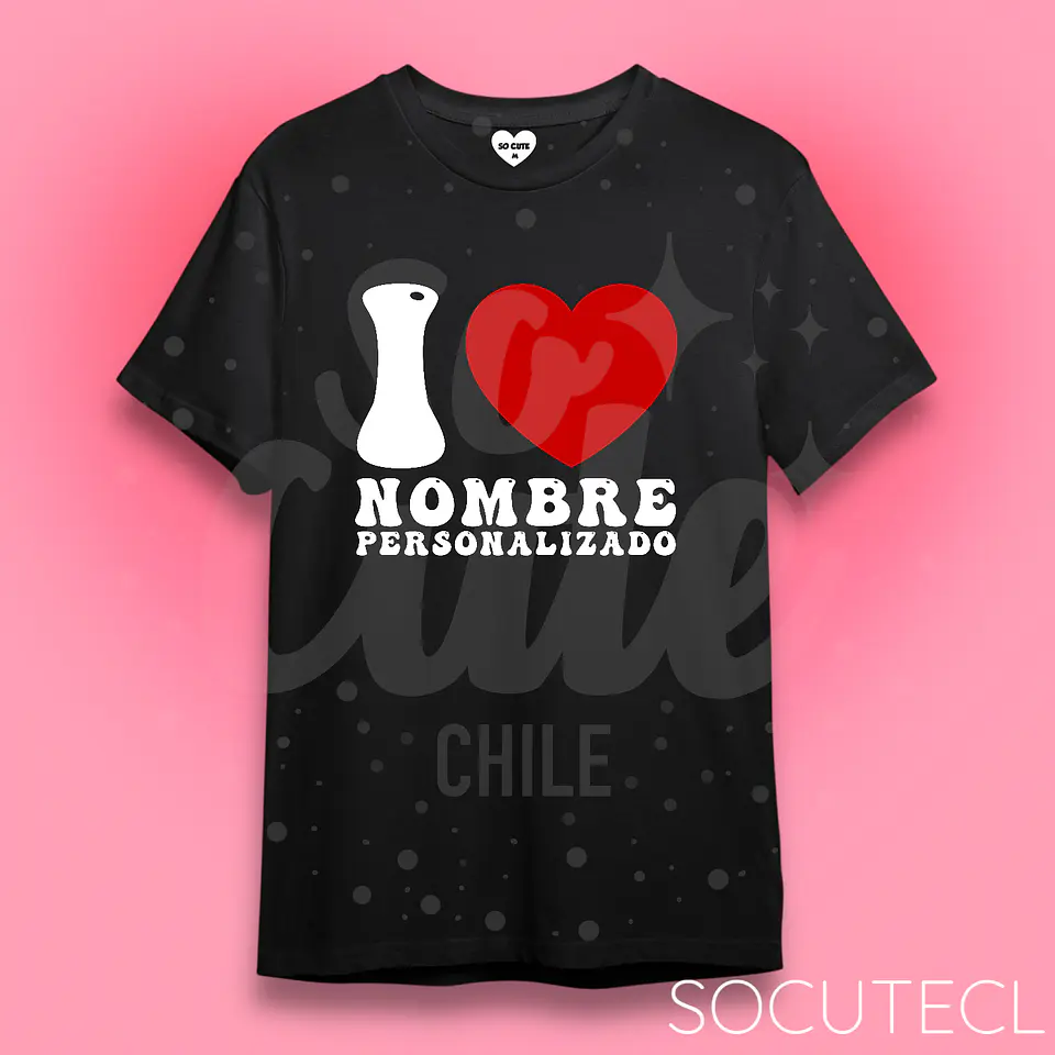 POLERA I LOVE PERSONALIZADA 4