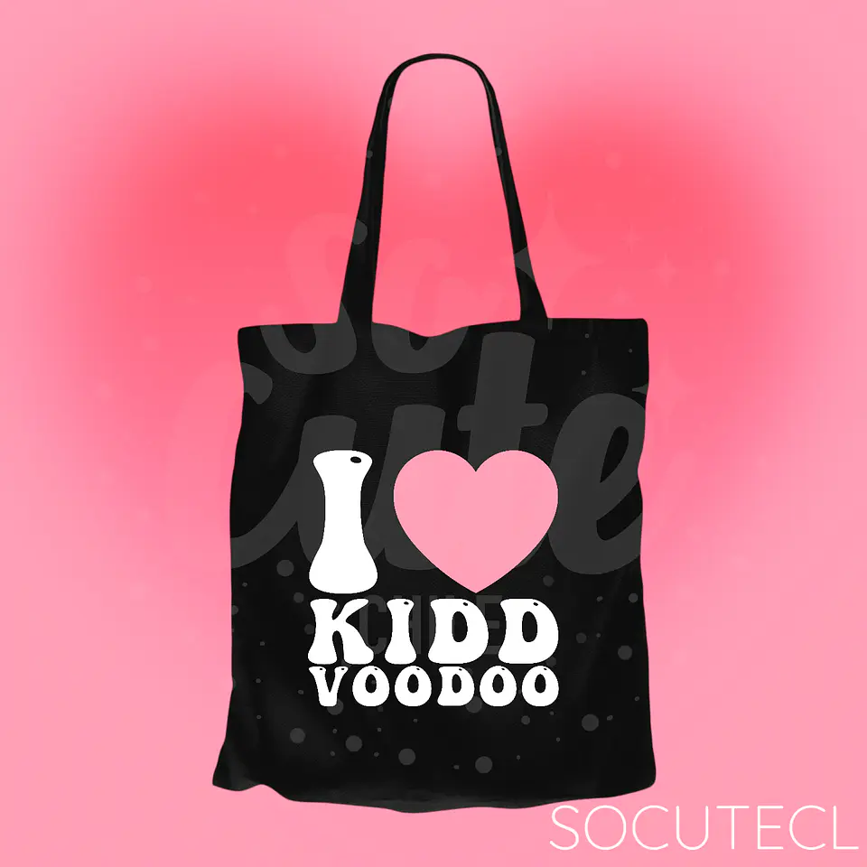 TOTE BAG I LOVE KIDD VOODOO 2