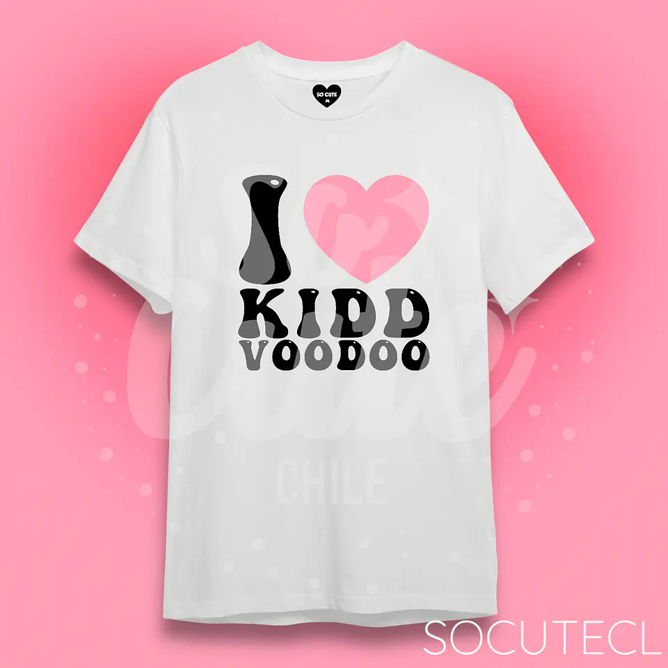 POLERA I LOVE KIDD VOODOO 1