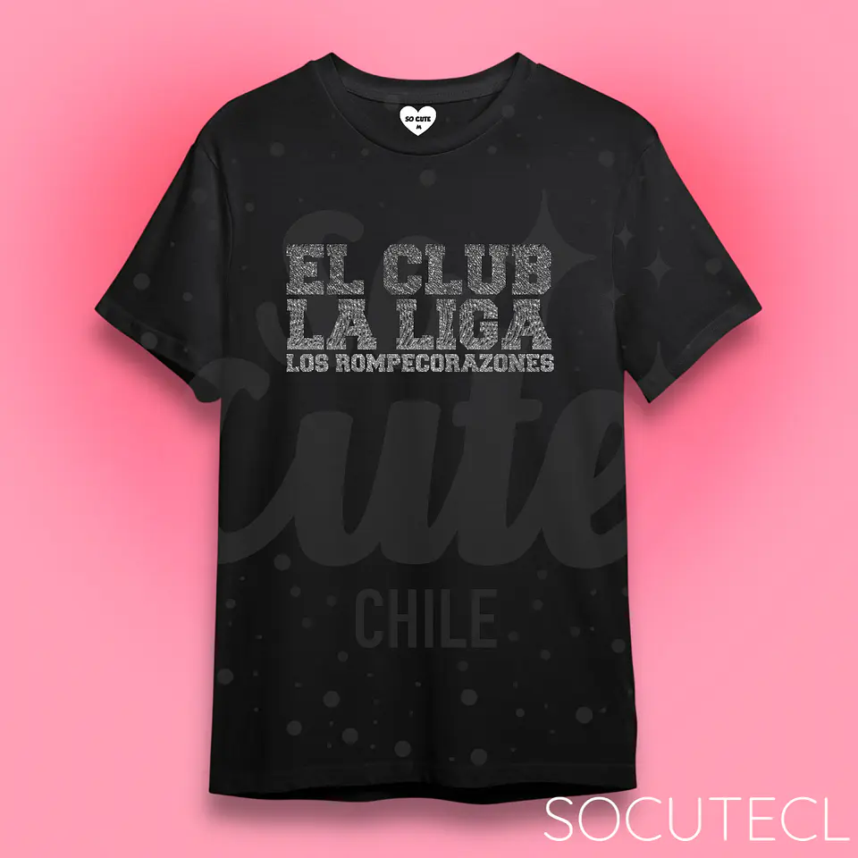 POLERA EL CLUB, LA LIGA, LOS ROMPECORAZONES 2