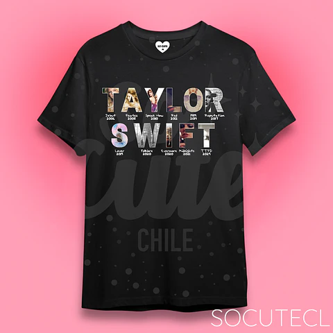 POLERA TAYLOR SWIFT ALBUMS