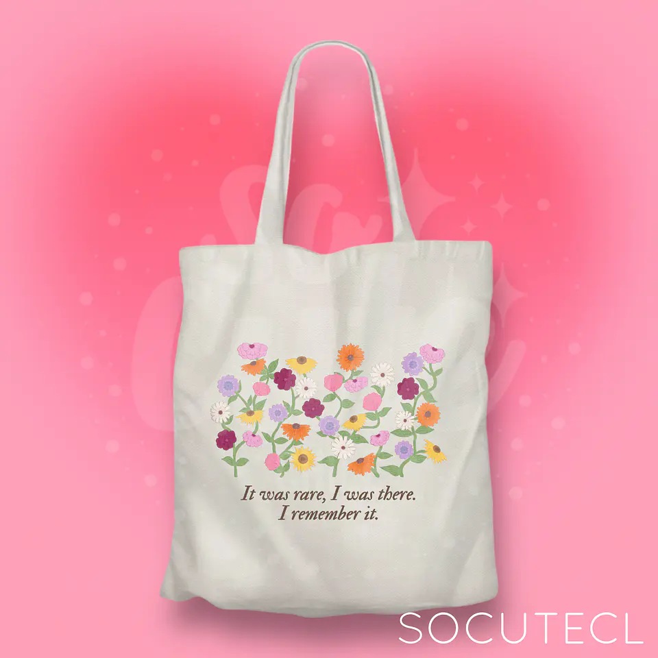 TOTE BAG PIANO FLOWERS 1