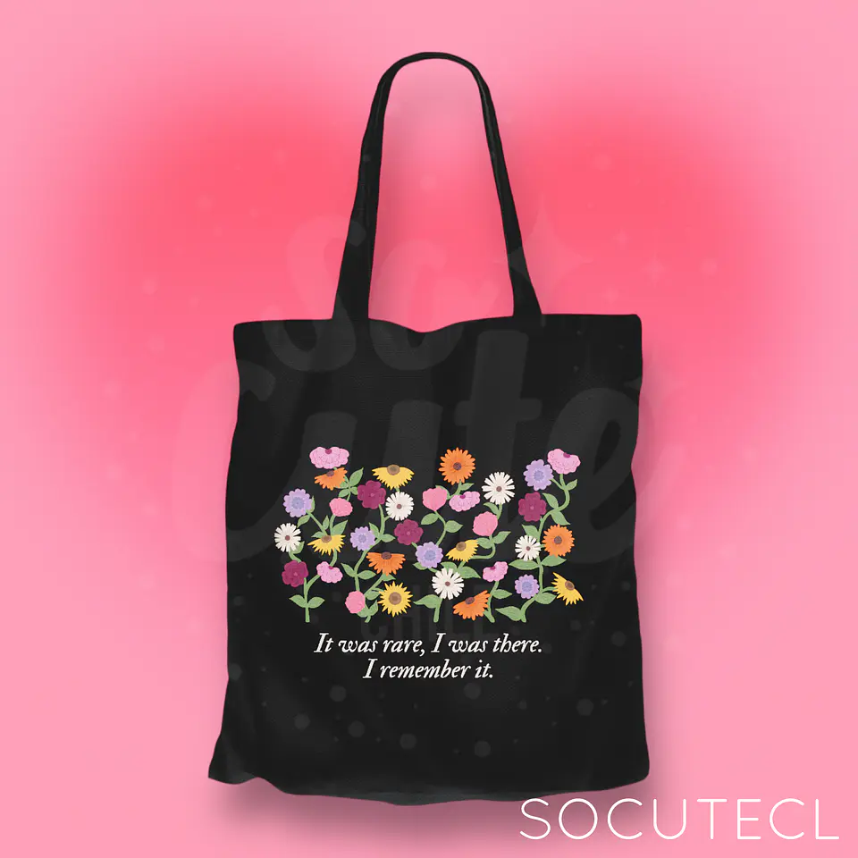 TOTE BAG PIANO FLOWERS 2