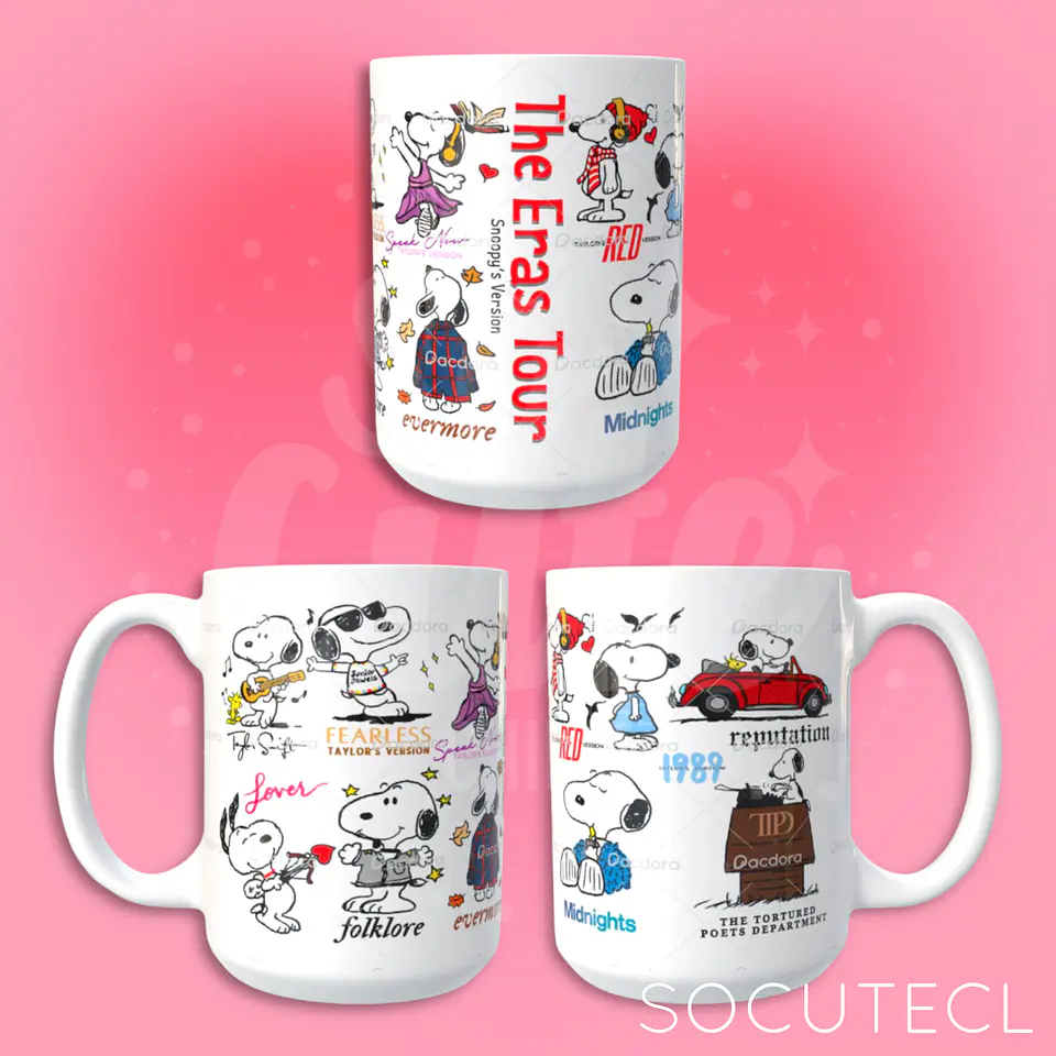 TAZÓN THE ERAS TOUR SNOOPY’S VERSION TAYLOR SWIFT  1