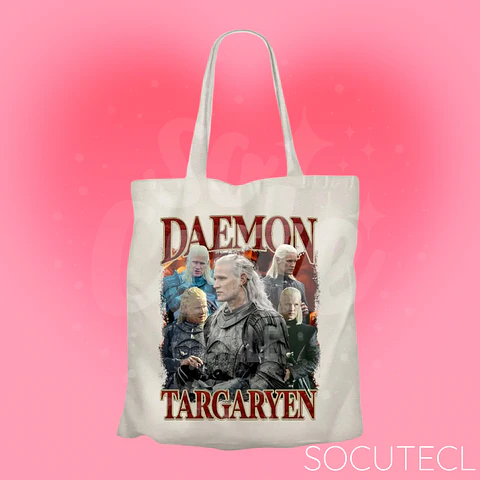 TOTE BAG DAEMON TARGARYEN / HOTD