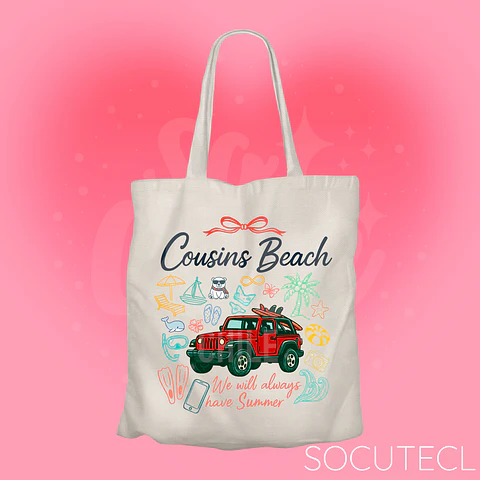 TOTE BAG COUSINS BEACH