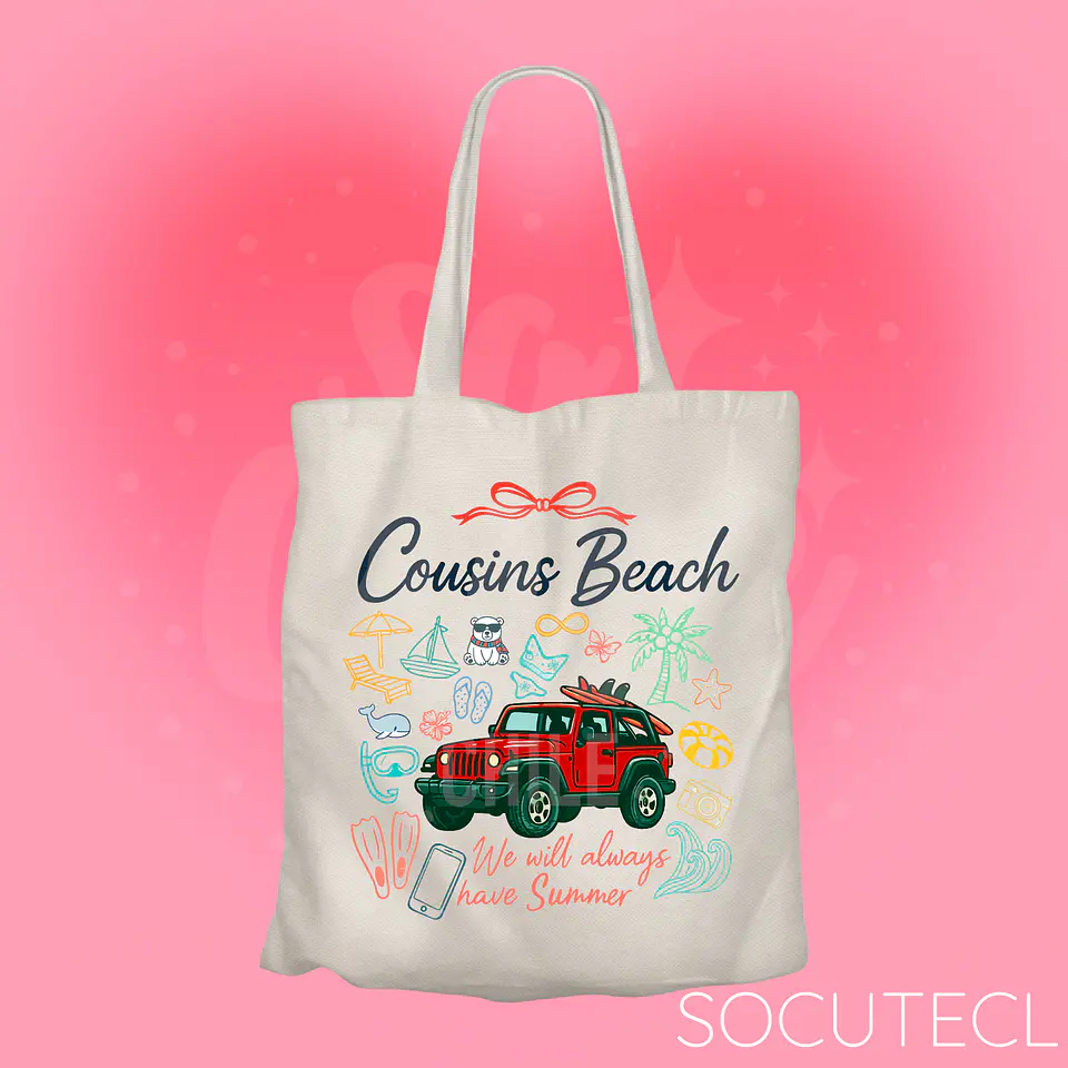TOTE BAG COUSINS BEACH 1
