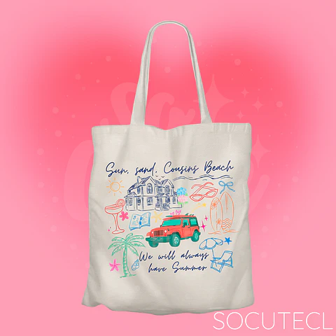 TOTE BAG COUSINS BEACH