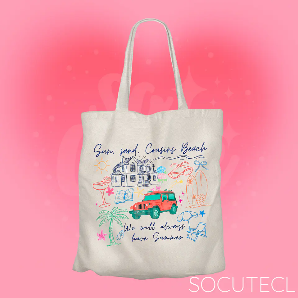 TOTE BAG COUSINS BEACH 1