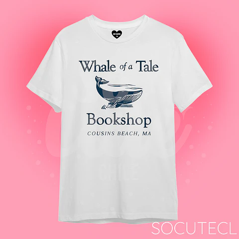 POLERA WHALE OF A TALE BOOKSHOP