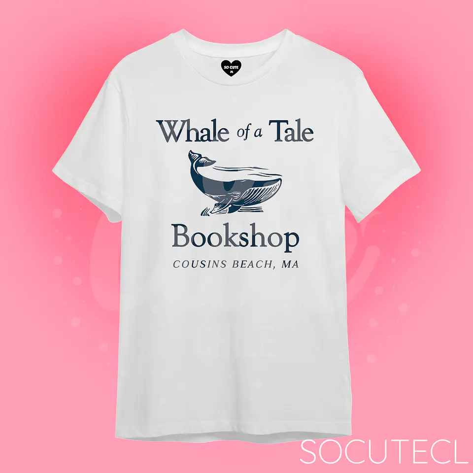 POLERA WHALE OF A TALE BOOKSHOP 1