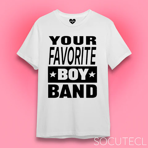 POLERA YOUR FAVORITE BOY BAND